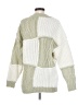 Zara Color Block Green Pullover Sweater Size S - photo 2
