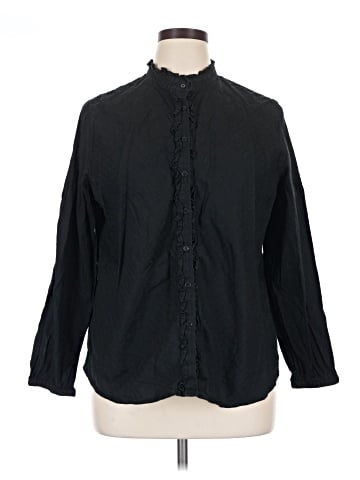 Jones New York Signature Long Sleeve Blouse (view 1)