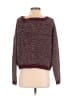 Forever 21 Tweed Burgundy Pullover Sweater Size M - photo 2