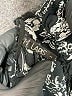 Lapis 100% Polyester Paisley Black Casual Dress Size L - photo 7