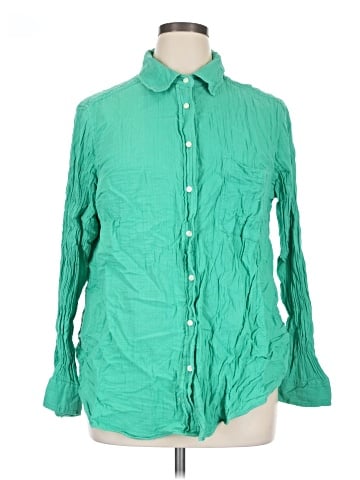 St. John's Bay Long Sleeve Button-Down Shirt (view 1)
