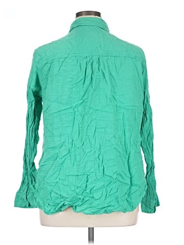 St. John's Bay Long Sleeve Button-Down Shirt (view 2)