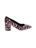 Nine West Animal Print Pink Heels Size 7 1/2 - photo 1