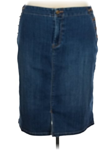 Chico's Denim Skirt (view 1)
