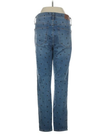 Madewell 10" High-Rise Skinny Crop Jeans: Heart Print Edition (view 2)