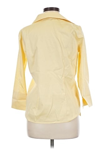 Lands' End 3/4 Sleeve Button-Down Shirt (view 2)