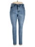 Seven7 Solid Blue Jeans Size 16 - photo 1