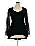 Joseph Ribkoff Black Long Sleeve Blouse Size 14 - photo 1