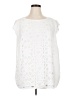 Apt. 9 100% Polyester White Sleeveless Blouse Size 1X - photo 1