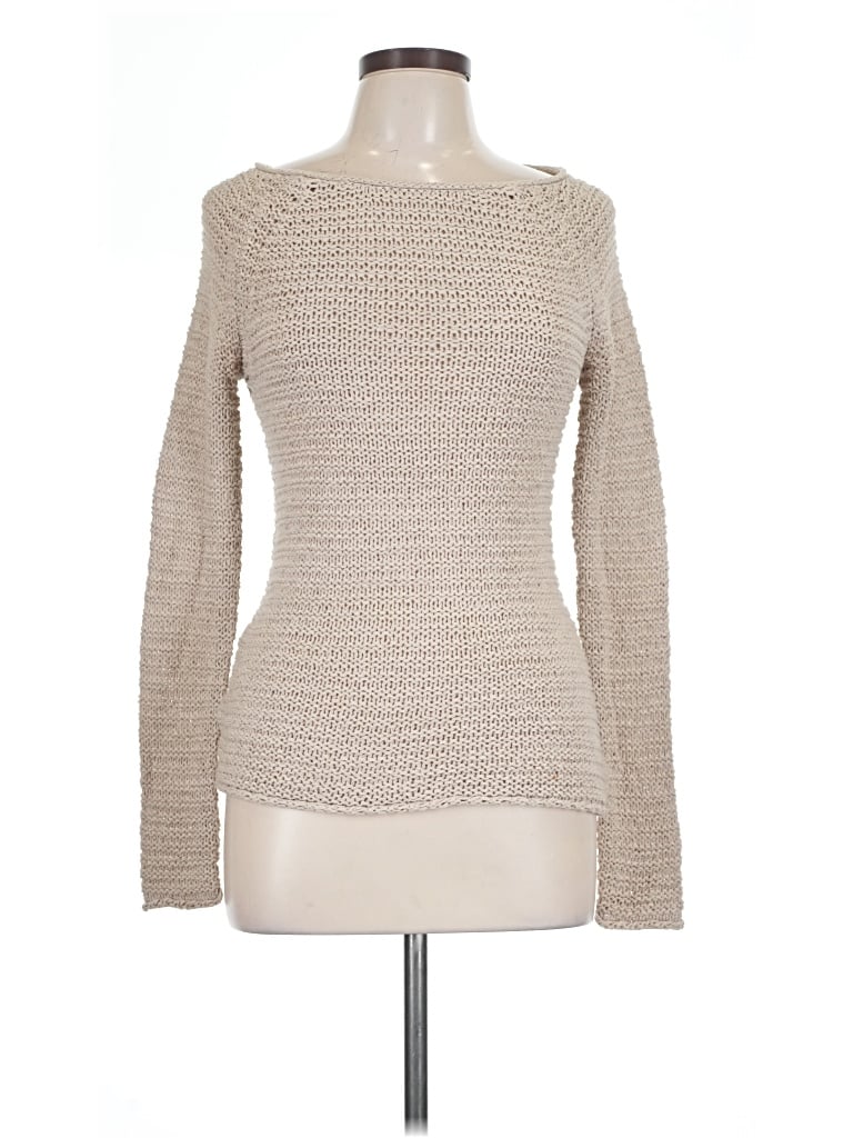 Pre-owned Halston Heritage Pullover Sweater In Tan