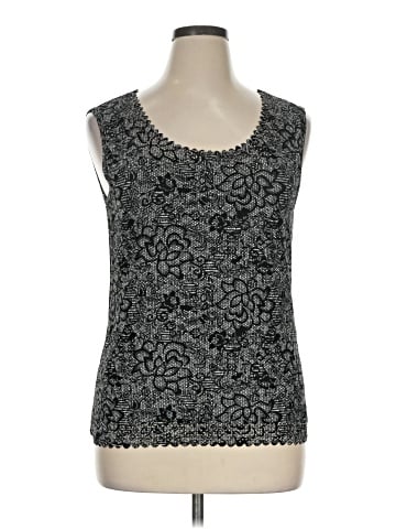 Chocolate Sleeveless Top (view 1)