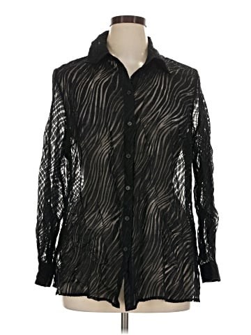 Peter Nygard Long Sleeve Button-Down Shirt (view 1)