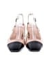 Unbranded Color Block Tan Heels Size 7 1/2 - photo 2