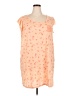 Basic Editions Orange Casual Dress Size XL - photo 1