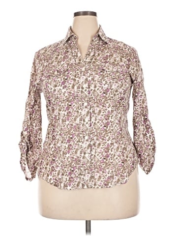 Love Potion 3/4 Sleeve Button-Down Shirt (view 1)