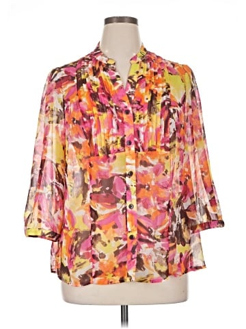 Cj Banks 3/4 Sleeve Blouse (view 1)