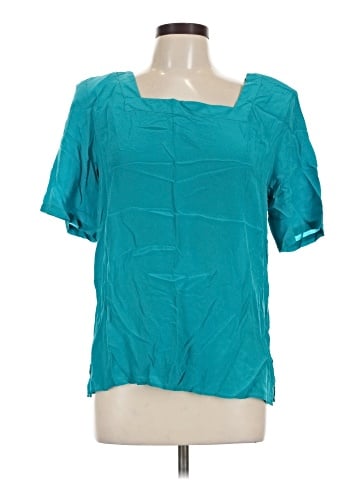 Christie & Jill Short Sleeve Silk Top (view 1)