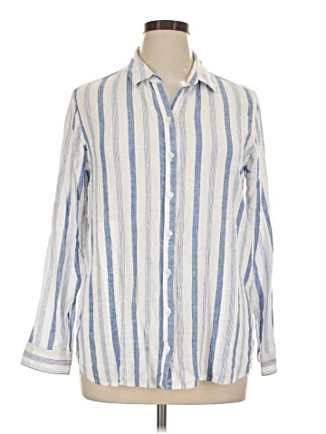 Jachs Girlfriend Long Sleeve Button-Down Shirt (view 1)