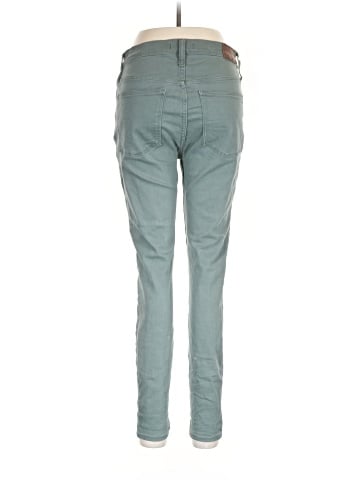 Madewell 9" Mid-Rise Skinny Jeans: Garment-Dyed Button-Front Edition (view 2)