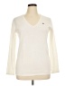 Lacoste 100% Cotton Ivory Pullover Sweater Size EU 46 / US 16 - photo 1