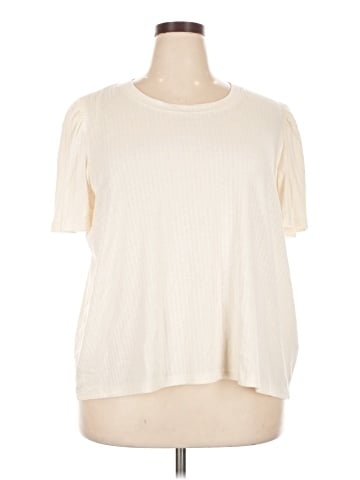 Rose + Olive Short Sleeve Top (view 1)