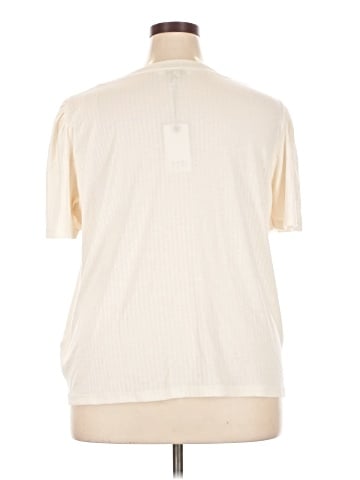 Rose + Olive Short Sleeve Top (view 2)