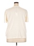 Rose + Olive Ivory Short Sleeve Top Size 2X - photo 2