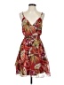 Guess 100% Polyester Tropical Red Cocktail Dress Size S - photo 1