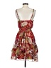 Guess 100% Polyester Tropical Red Cocktail Dress Size S - photo 2