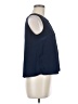 Crescent 100% Polyester Blue Sleeveless Blouse Size M (petite) - photo 4