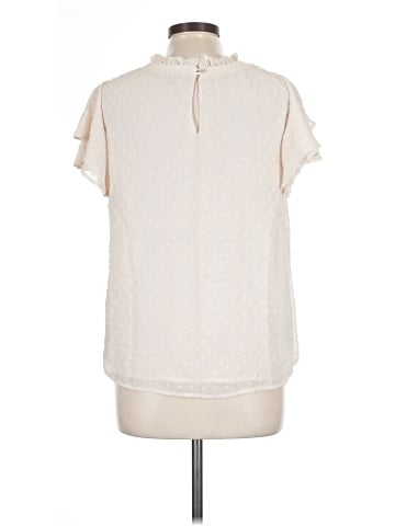 Blue Tassel Short Sleeve Blouse (view 2)
