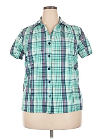 White Stag Short Sleeve Button-Down Shirt (view 1)