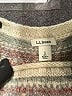 L.L.Bean 100% Lambswool Chevron-herringbone Ivory Wool Pullover Sweater Size S - photo 7