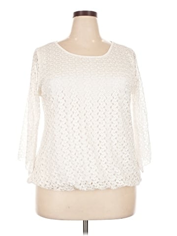 Roz & Ali 3/4 Sleeve Top (view 1)