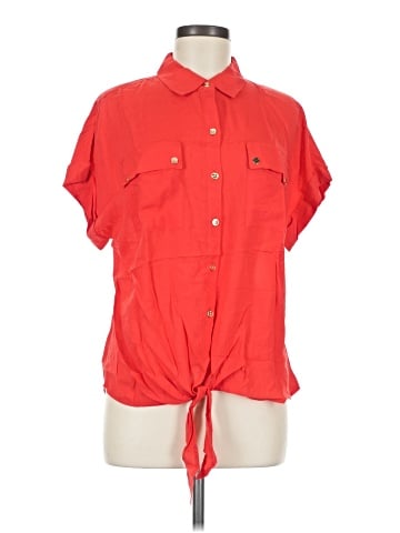 Jones New York Signature Short Sleeve Blouse (view 1)