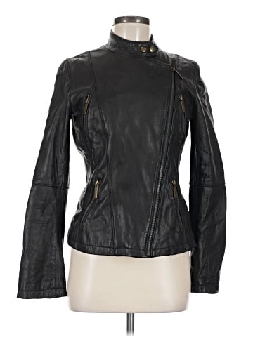 MICHAEL Michael Kors Leather Jacket (view 1)