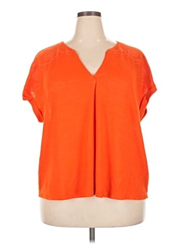 Bobeau Short Sleeve Blouse (view 1)