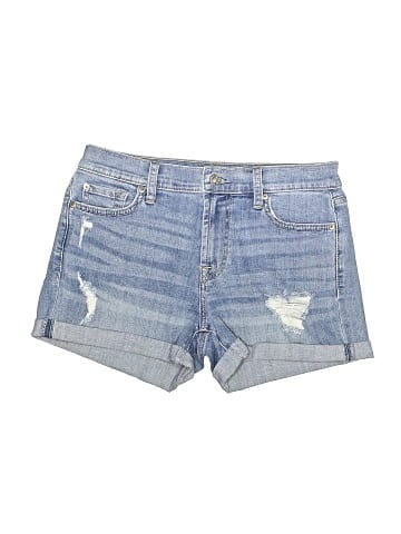 7 For All Mankind Denim Shorts (view 1)