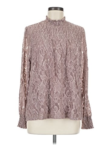 Cable & Gauge Long Sleeve Blouse (view 1)
