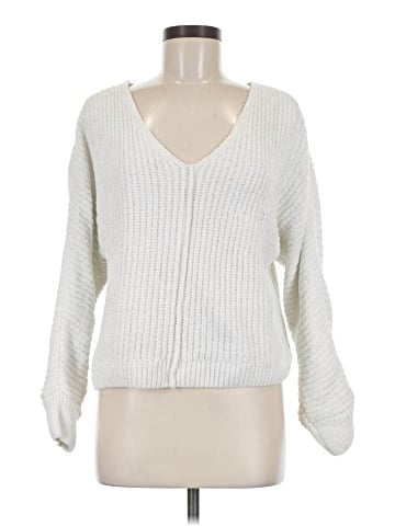 Pink Rose Pullover Sweater (view 1)