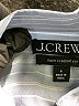J.Crew 100% Viscose Stripes Blue Long Sleeve Button-Down Shirt Size 6 - photo 7
