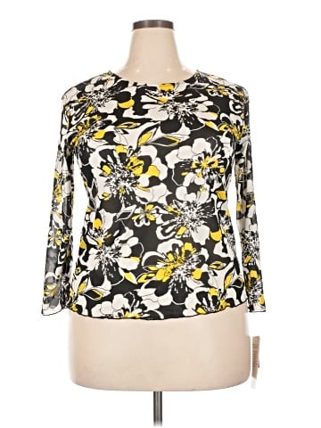 Ambiance Apparel 3/4 Sleeve Top (view 1)