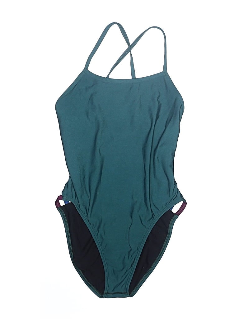 Pre-owned Jolyn One Piece Swimsuit In Teal