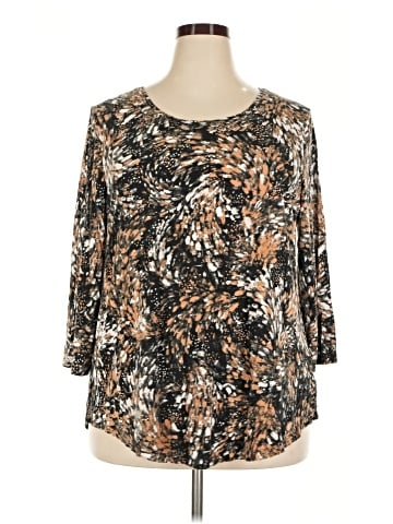 JM Collection 3/4 Sleeve T-Shirt (view 1)