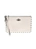 Coach Ivory Leather Wristlet One size - photo 1