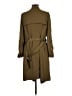 Babaton 100% Polyester Green Trenchcoat Size L - photo 2