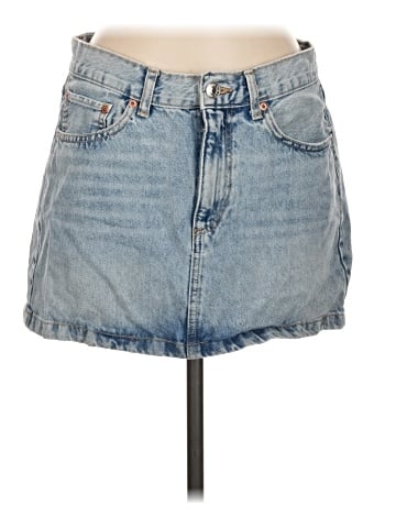 MNG Denim Skirt (view 1)