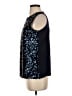 Talbots 100% Polyester Blue Sleeveless Blouse Size S - photo 5