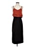 Assorted Brands Color Block Brown Cocktail Dress Size M - photo 1