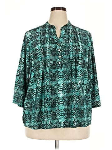 Notations 3/4 Sleeve Blouse (view 1)